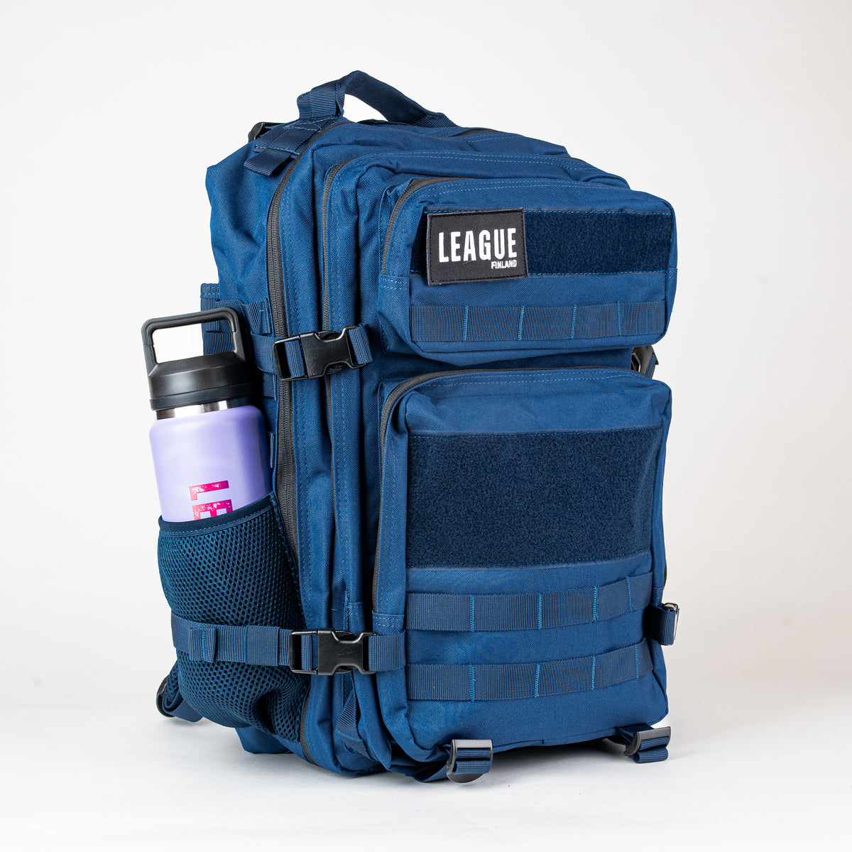 LEAGUE Patch Backbag 45L -urheilureppu, sininen, kuva 1/3