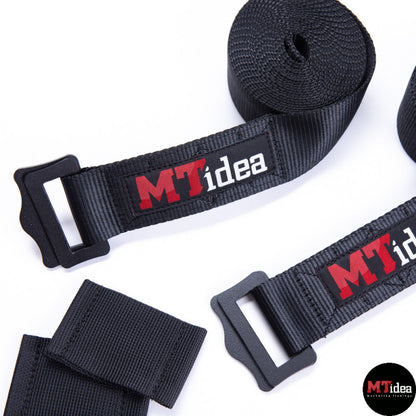 MTIDEA Gymnastikringar R32 Alpin Svart
